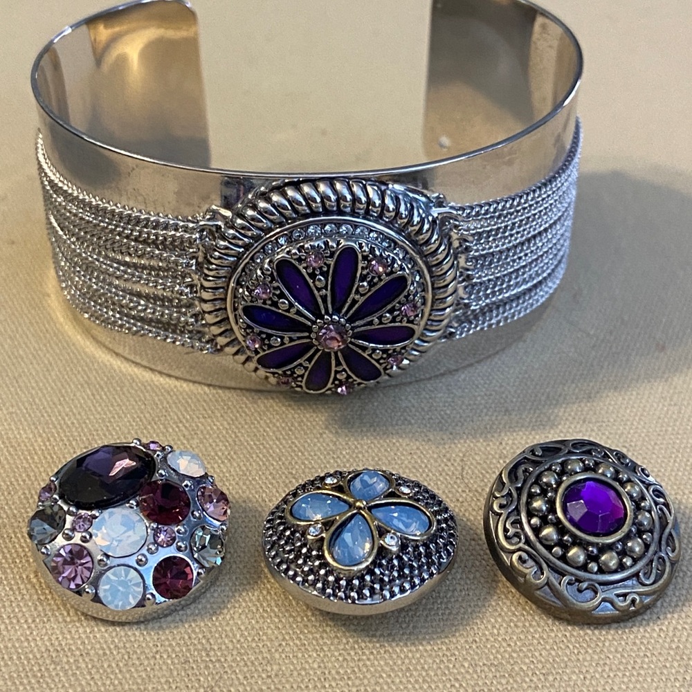 MV Silver Chain Cuff - Picture 2 of 5